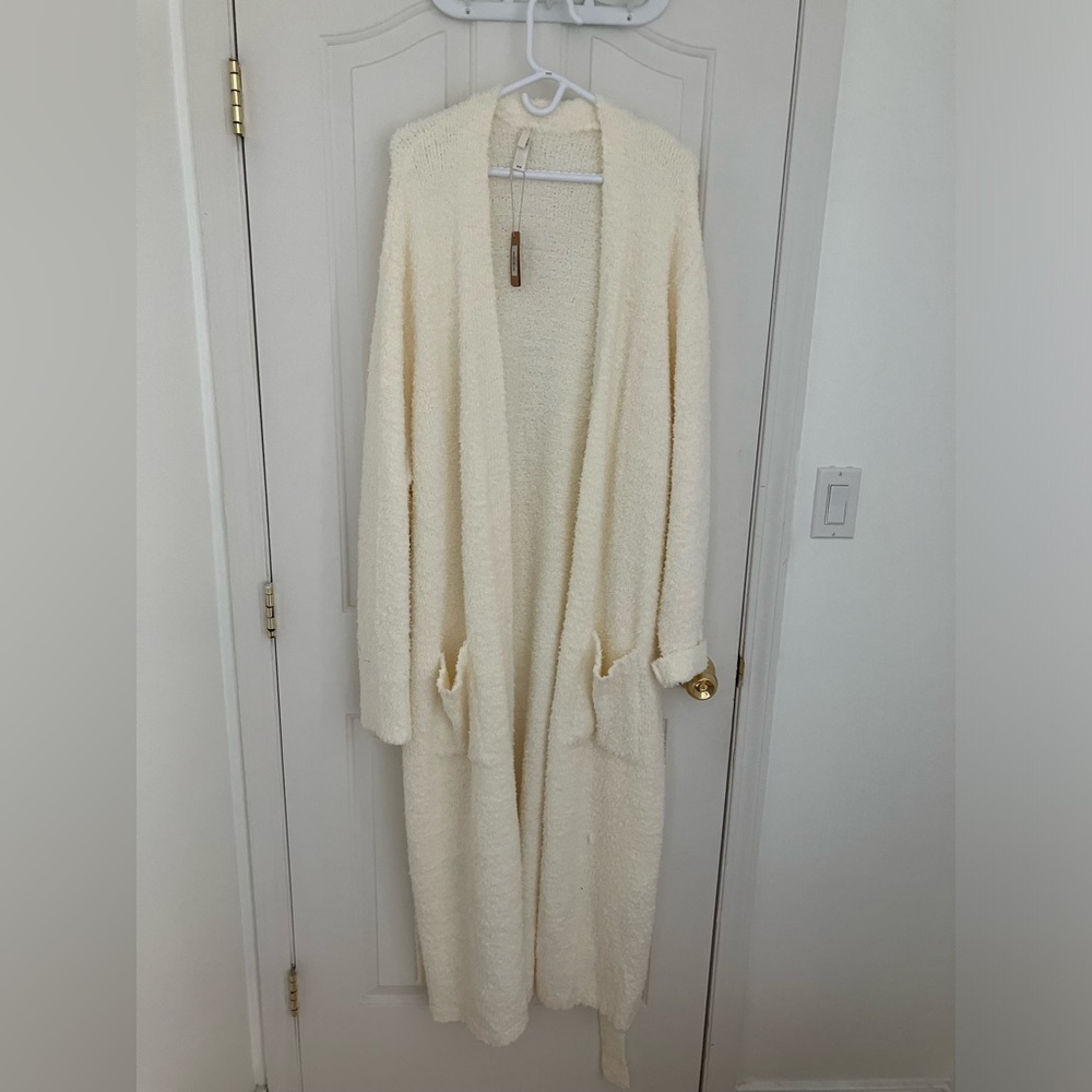 Skims Cozy Cream Long Robe